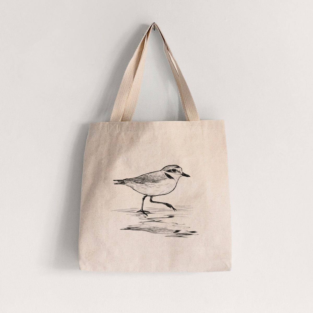 Western Snowy Plover - Charadrius nivosus nivosus - Tote Bag
