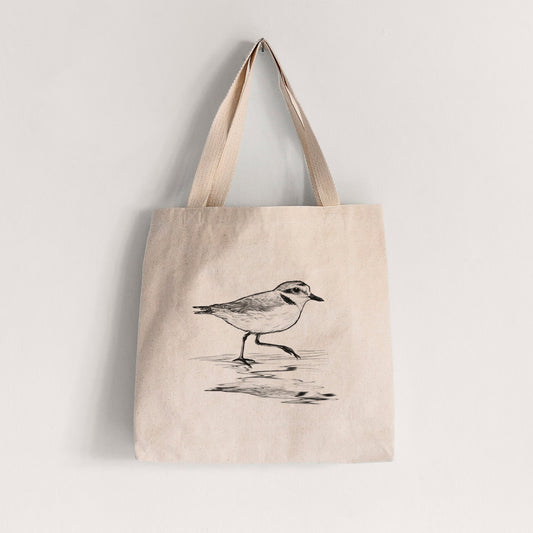 Western Snowy Plover - Charadrius nivosus nivosus - Tote Bag