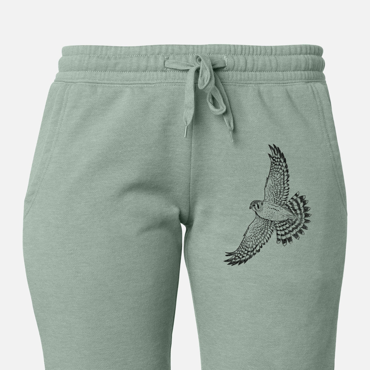 Soaring American Kestrel - Falco sparverius - Women's Cali Wave Jogger Sweatpants