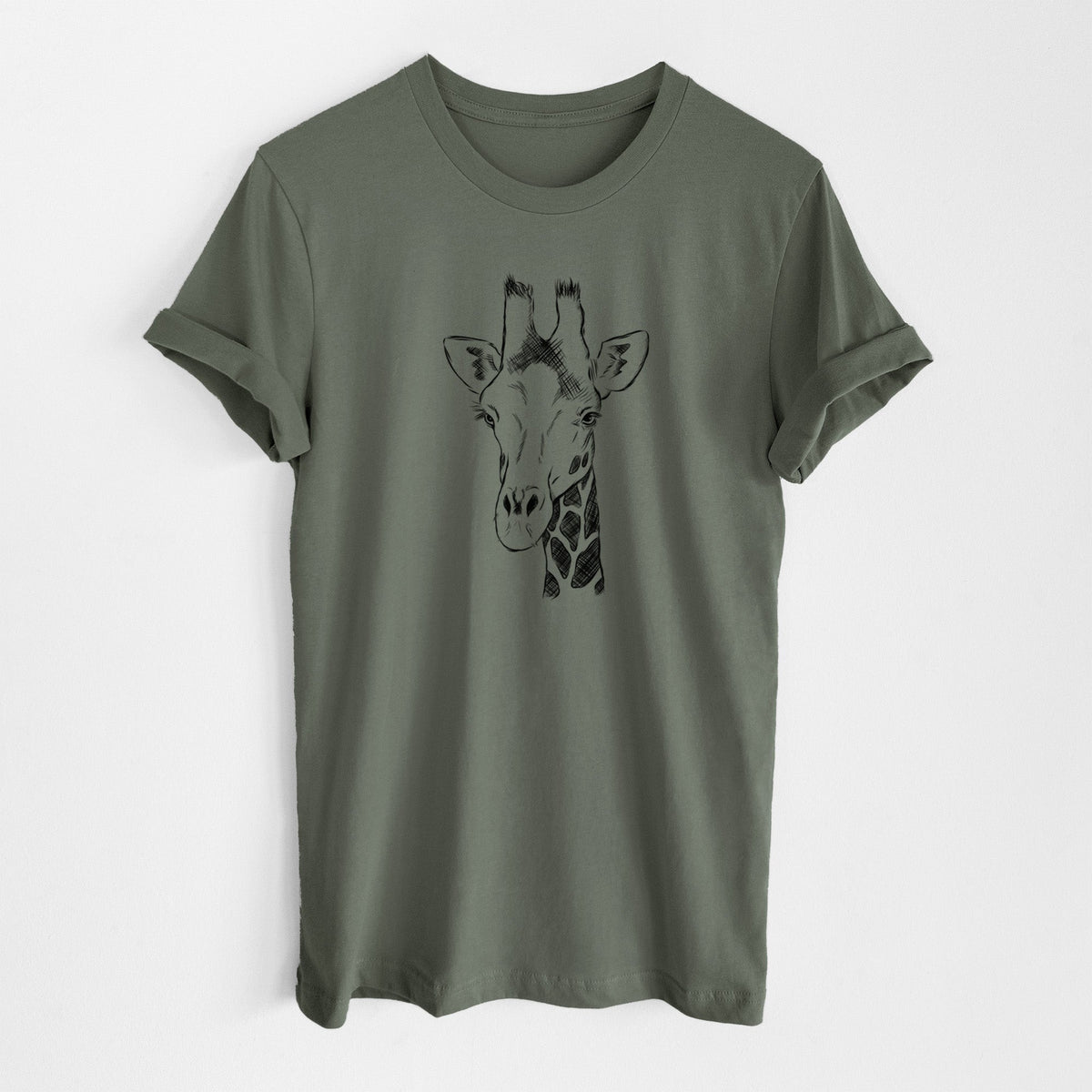 Southern Giraffe - Giraffa giraffa - Lightweight 100% Cotton Unisex Crewneck