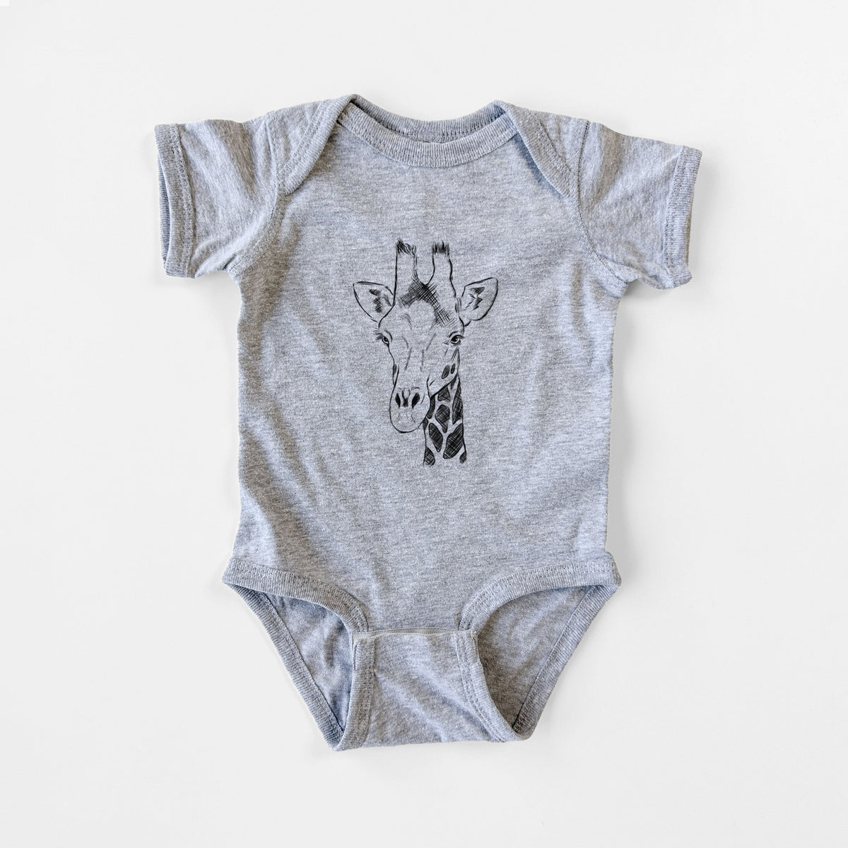Southern Giraffe - Giraffa giraffa - Baby Fine Jersey Bodysuit