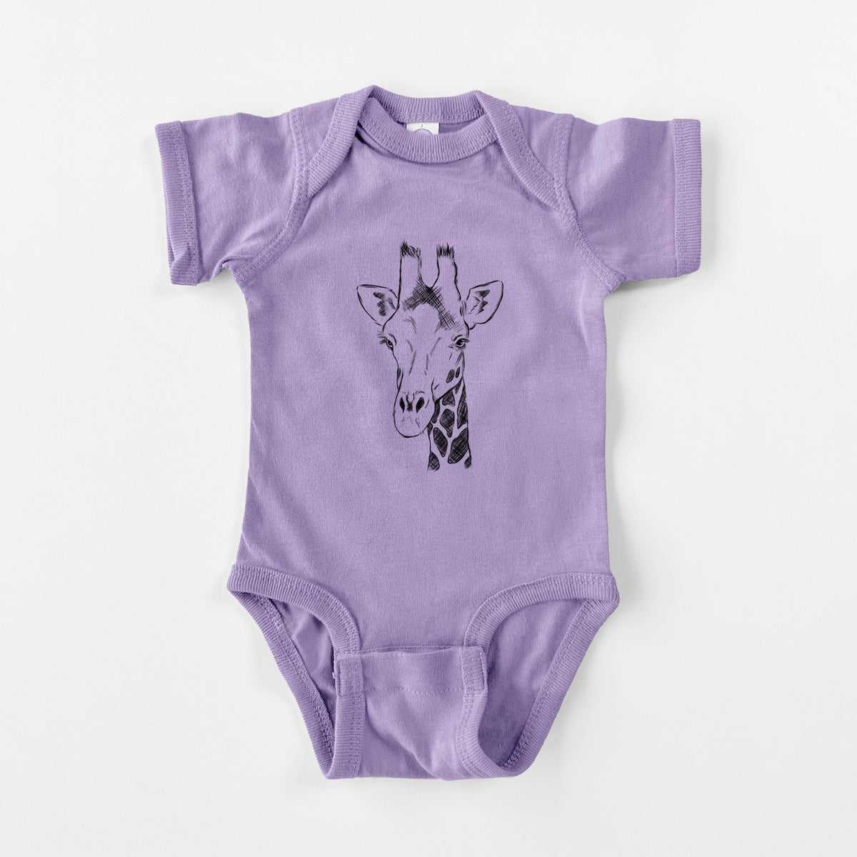 Southern Giraffe - Giraffa giraffa - Baby Fine Jersey Bodysuit