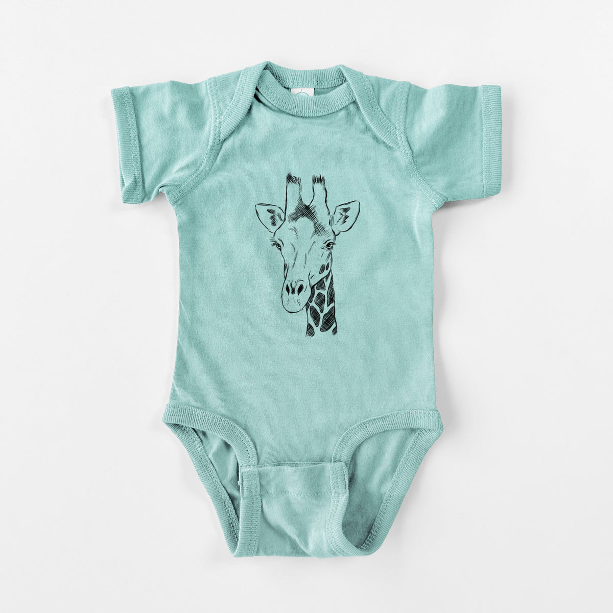 Southern Giraffe - Giraffa giraffa - Baby Fine Jersey Bodysuit