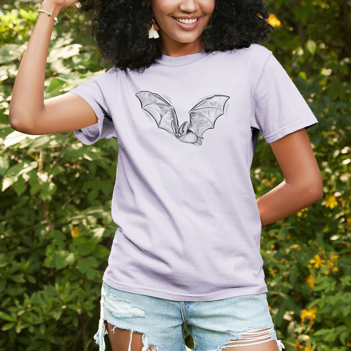 Spotted Bat - Euderma maculatum - Unisex Comfort Colors Garment-Dyed Heavyweight T-shirt