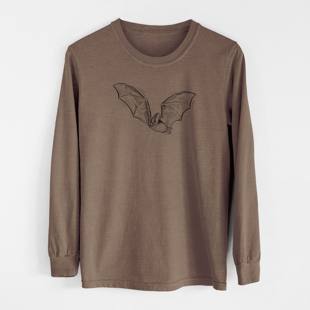 Spotted Bat - Euderma maculatum - Unisex Comfort Colors 100% Cotton Long Sleeve