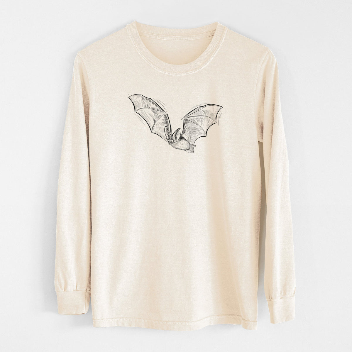 Spotted Bat - Euderma maculatum - Unisex Comfort Colors 100% Cotton Long Sleeve