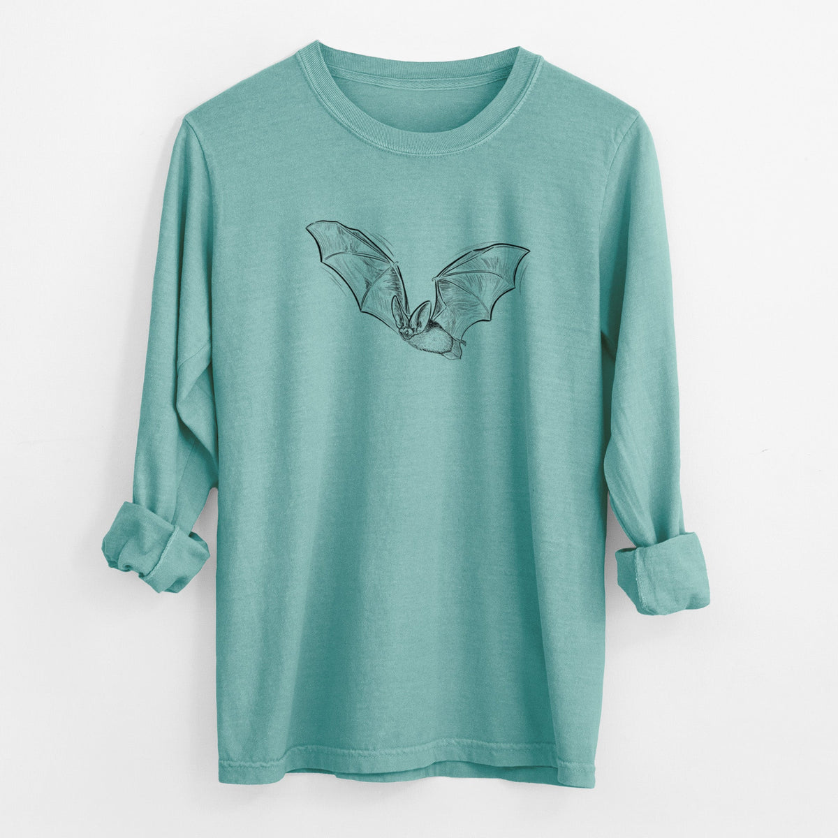 Spotted Bat - Euderma maculatum - Unisex Comfort Colors 100% Cotton Long Sleeve