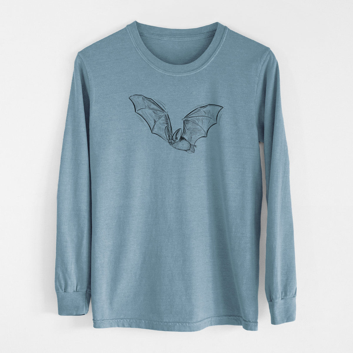 Spotted Bat - Euderma maculatum - Unisex Comfort Colors 100% Cotton Long Sleeve