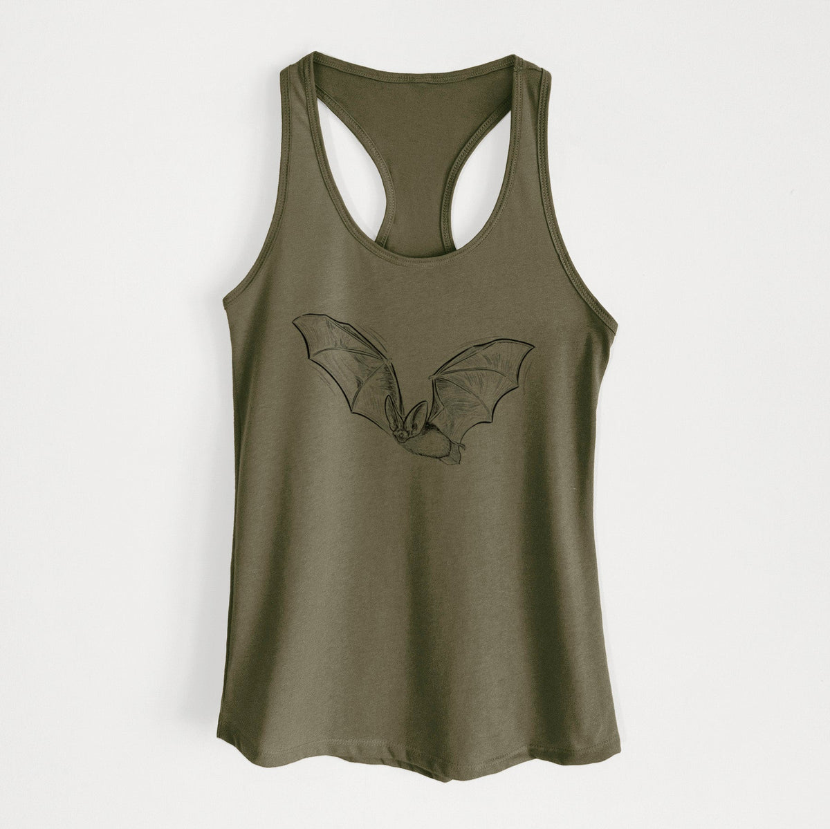 Spotted Bat - Euderma maculatum - Women's Racerback Tanktop