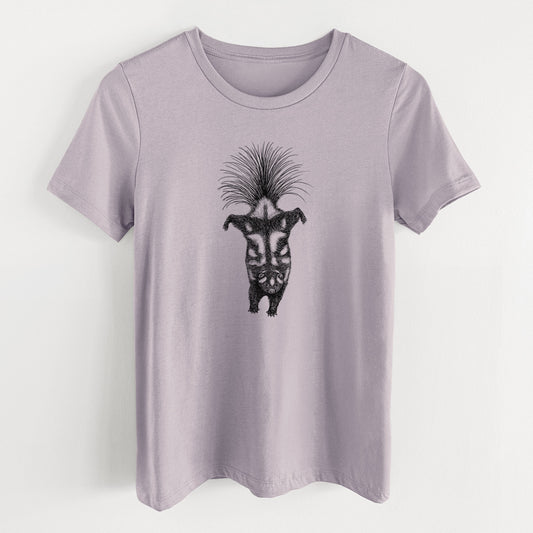 Eastern Spotted Skunk - Spilogale putorius - Women's Lightweight Relaxed Fit 100% Cotton Crewneck