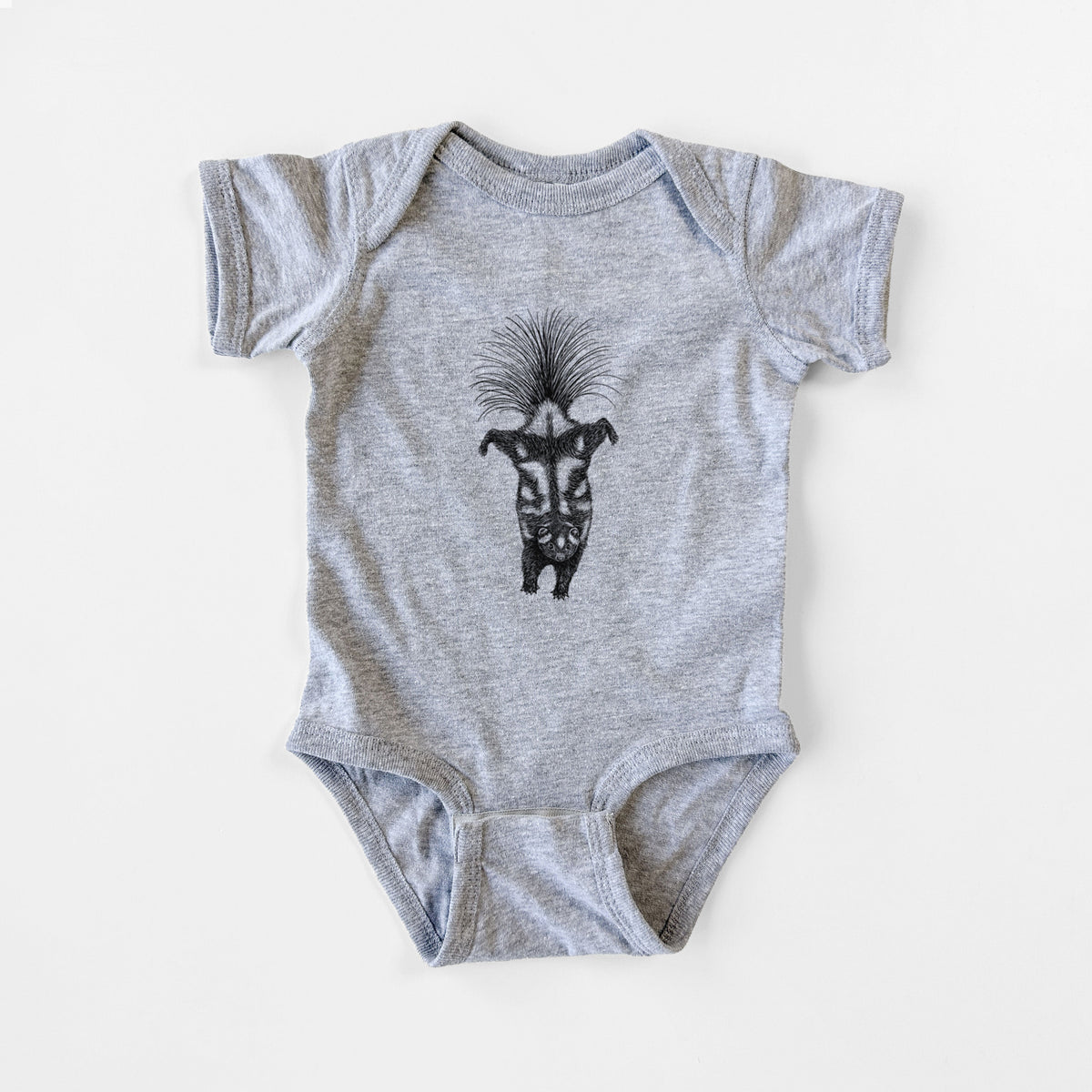 Eastern Spotted Skunk - Spilogale putorius - Baby Fine Jersey Bodysuit