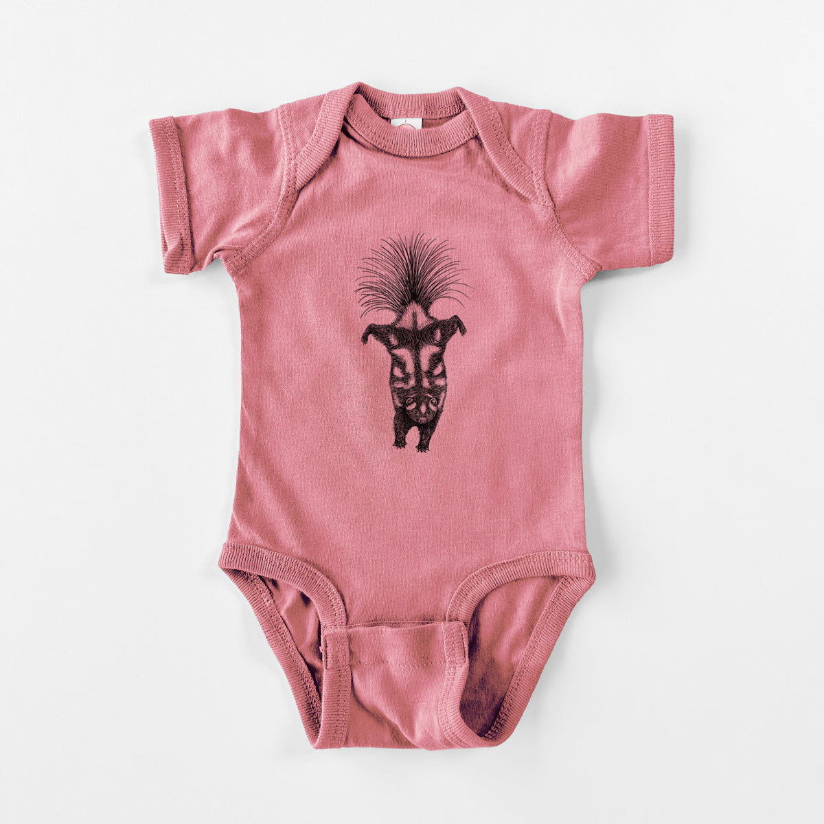 Eastern Spotted Skunk - Spilogale putorius - Baby Fine Jersey Bodysuit