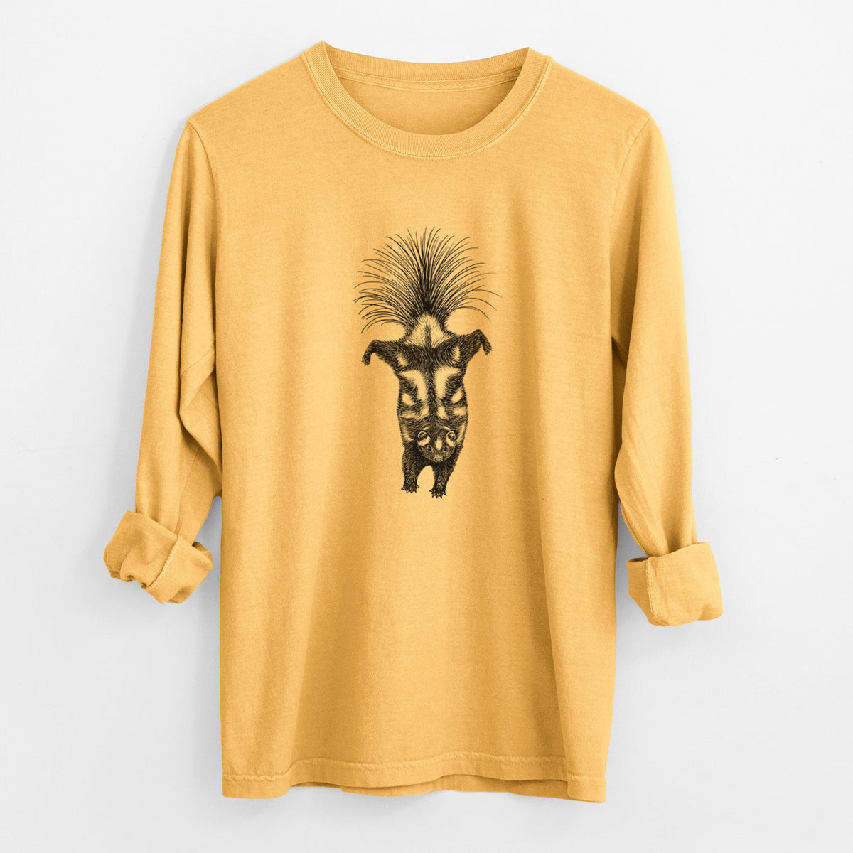 Eastern Spotted Skunk - Spilogale putorius - Unisex Comfort Colors 100% Cotton Long Sleeve