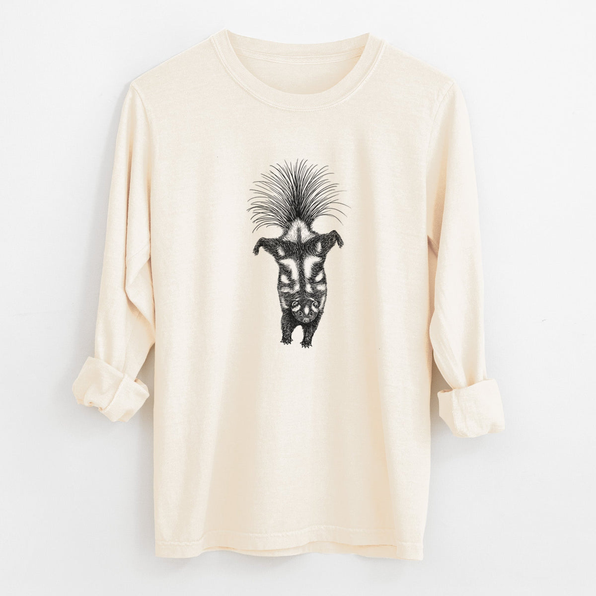 Eastern Spotted Skunk - Spilogale putorius - Unisex Comfort Colors 100% Cotton Long Sleeve