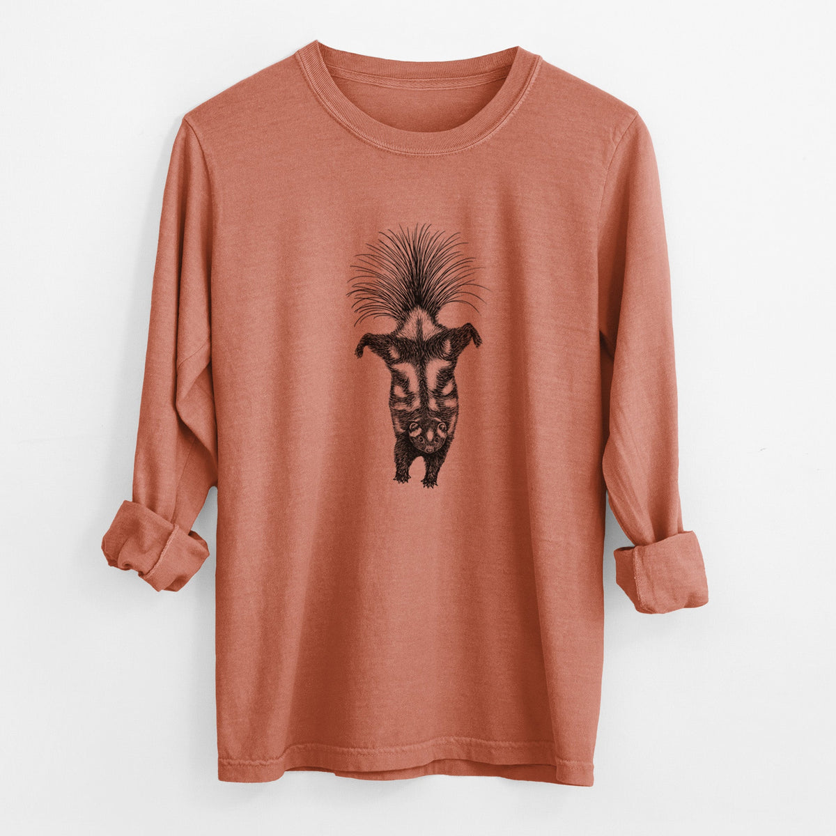 Eastern Spotted Skunk - Spilogale putorius - Unisex Comfort Colors 100% Cotton Long Sleeve