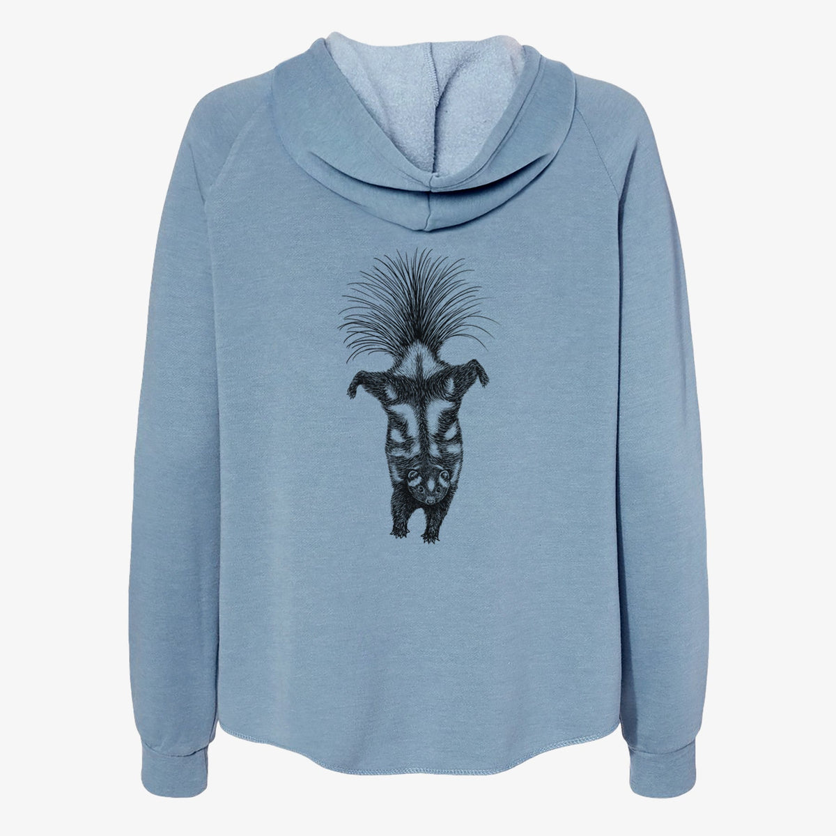 Eastern Spotted Skunk - Spilogale putorius - Women's Cali Wave Zip-Up Sweatshirt