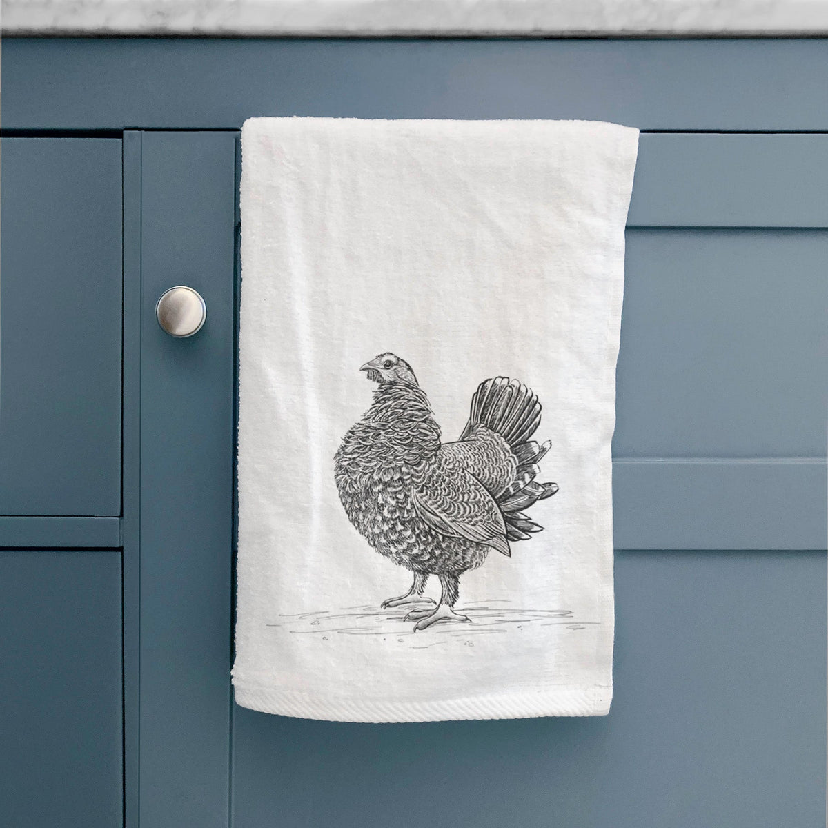 Male Spruce Grouse - Canachites canadensis Premium Decorative Hand Towel