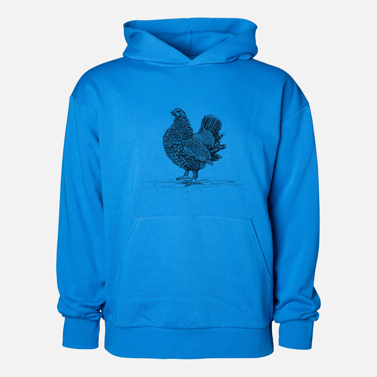 Male Spruce Grouse - Canachites canadensis  - Statement Midweight Hoodie