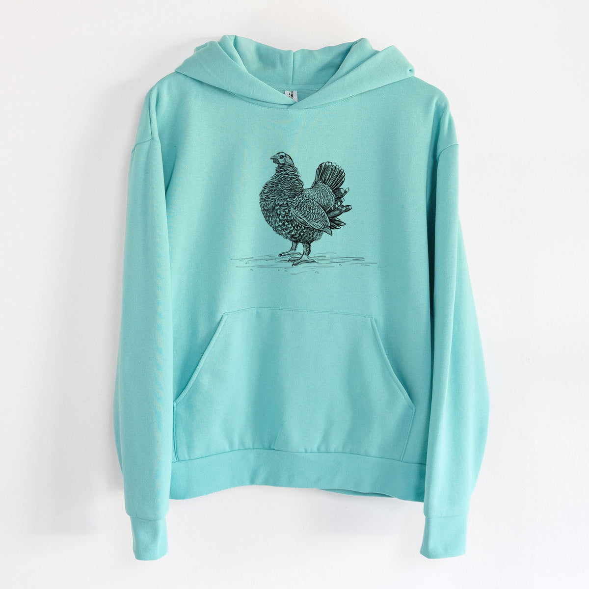 Male Spruce Grouse - Canachites canadensis  - Statement Midweight Hoodie
