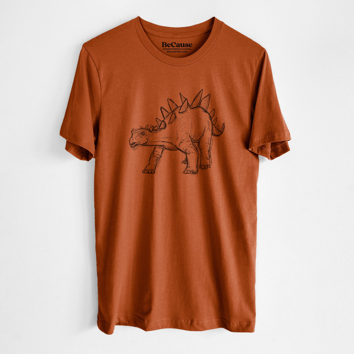 Stegosaurus Stenops - Lightweight 100% Cotton Unisex Crewneck