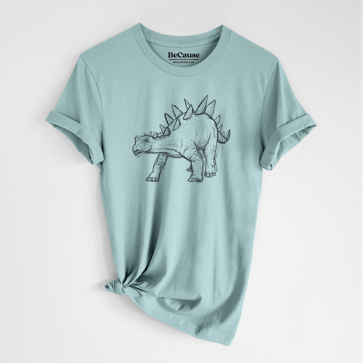 Stegosaurus Stenops - Lightweight 100% Cotton Unisex Crewneck