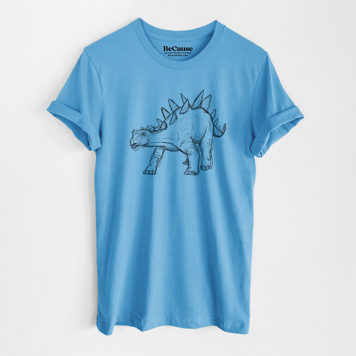 Stegosaurus Stenops - Lightweight 100% Cotton Unisex Crewneck