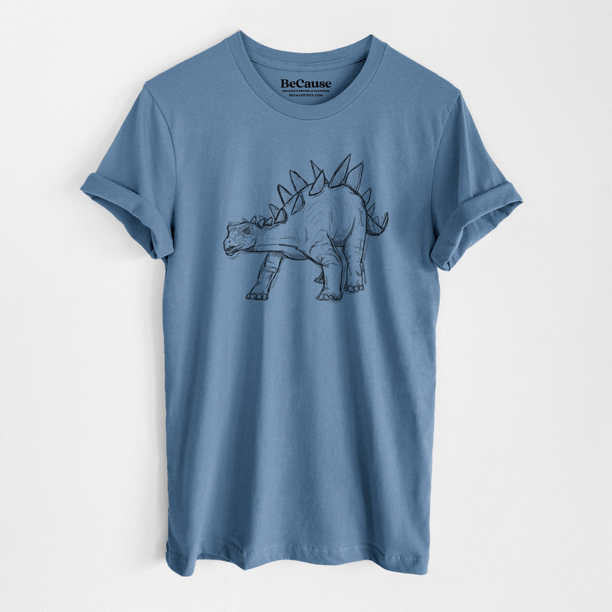 Stegosaurus Stenops - Lightweight 100% Cotton Unisex Crewneck