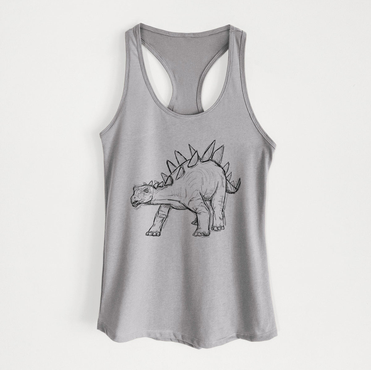 Stegosaurus Stenops - Women's Racerback Tanktop