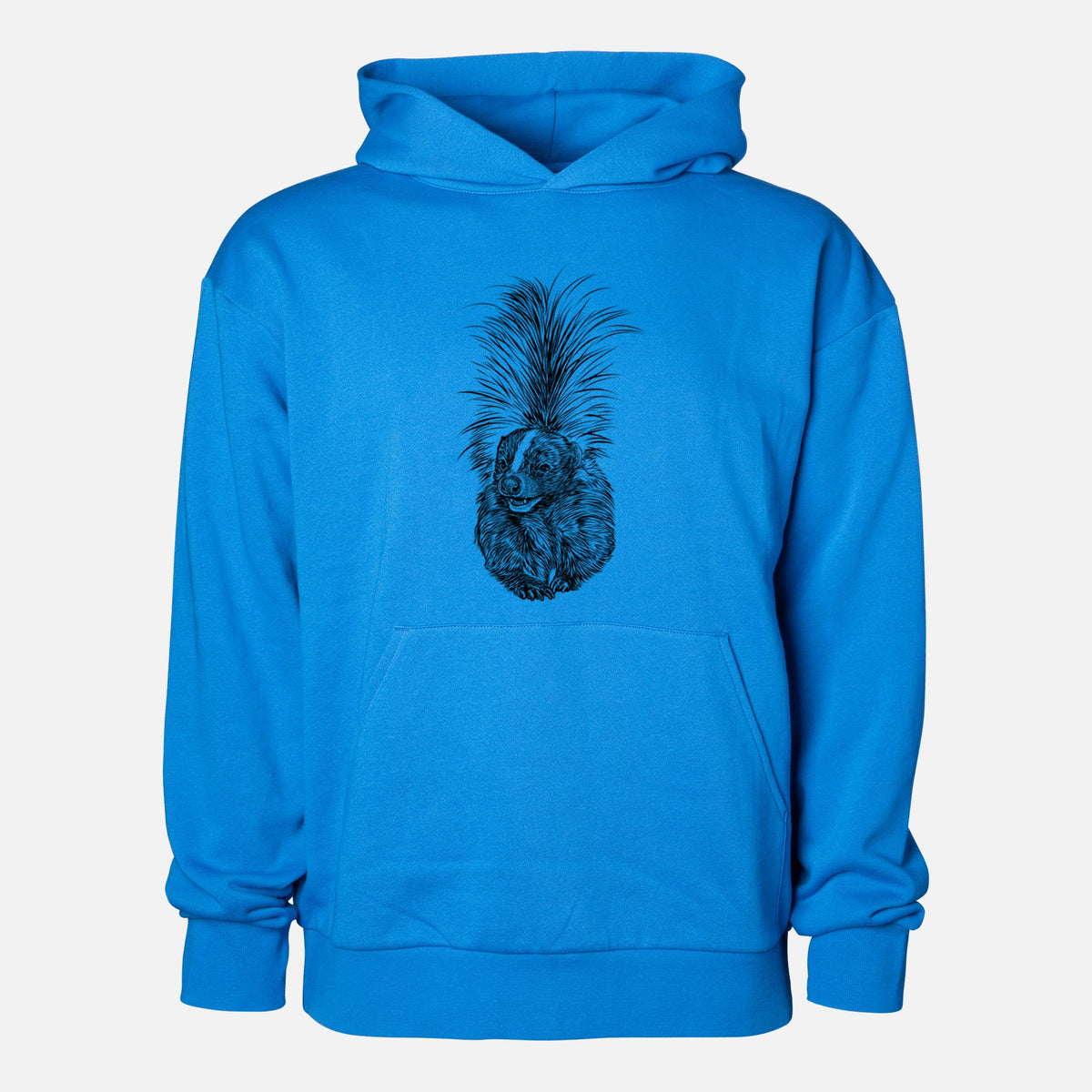 Striped Skunk - Mephitis mephitis  - Statement Midweight Hoodie