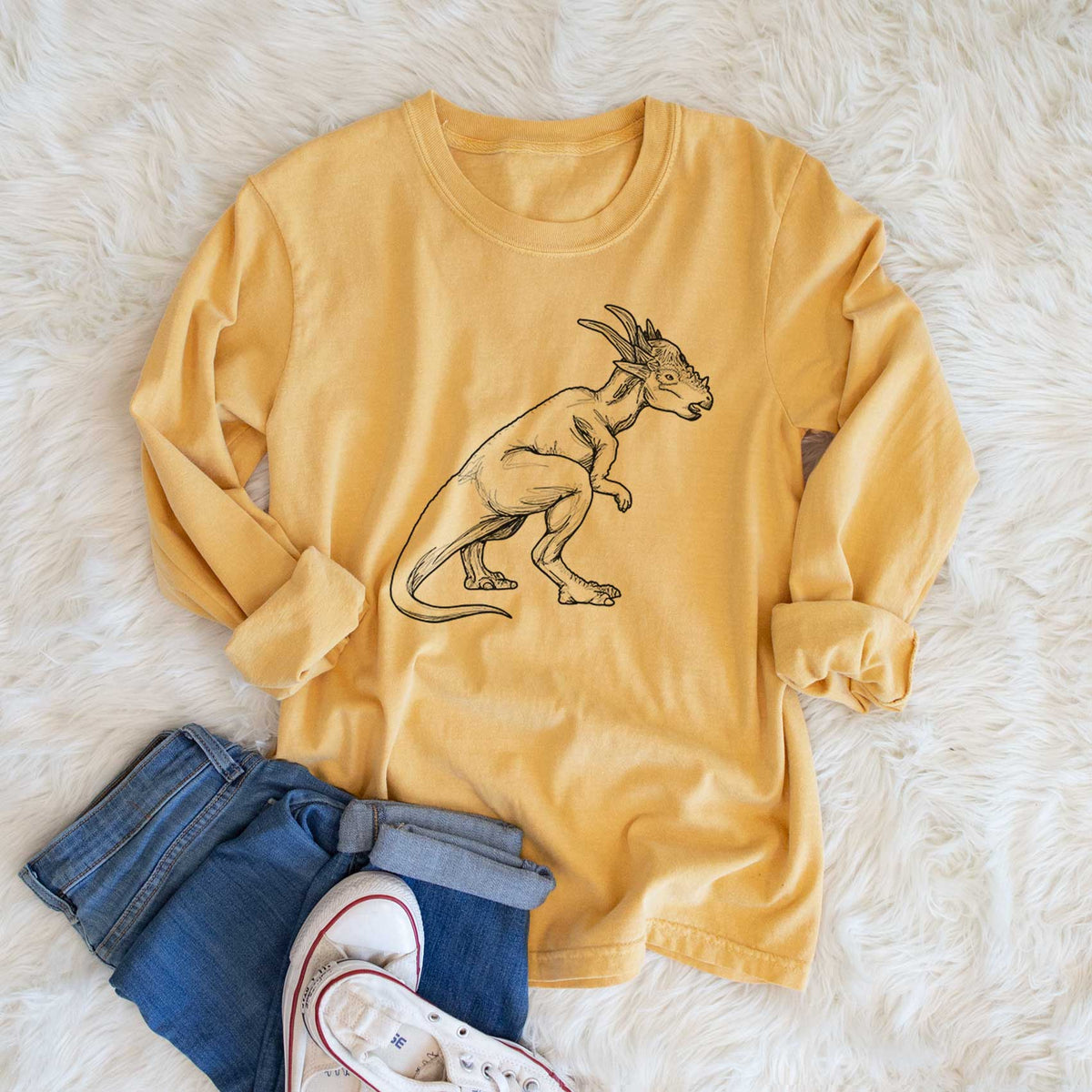 Stygimoloch - Men's Heavyweight 100% Cotton Long Sleeve