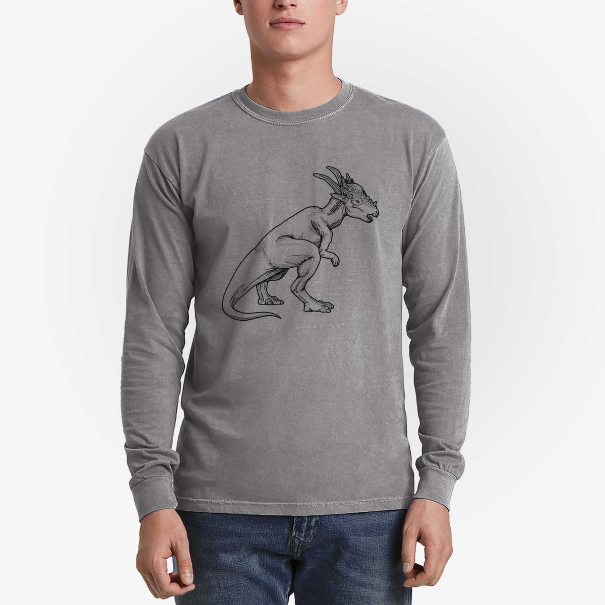 Stygimoloch - Men's Heavyweight 100% Cotton Long Sleeve