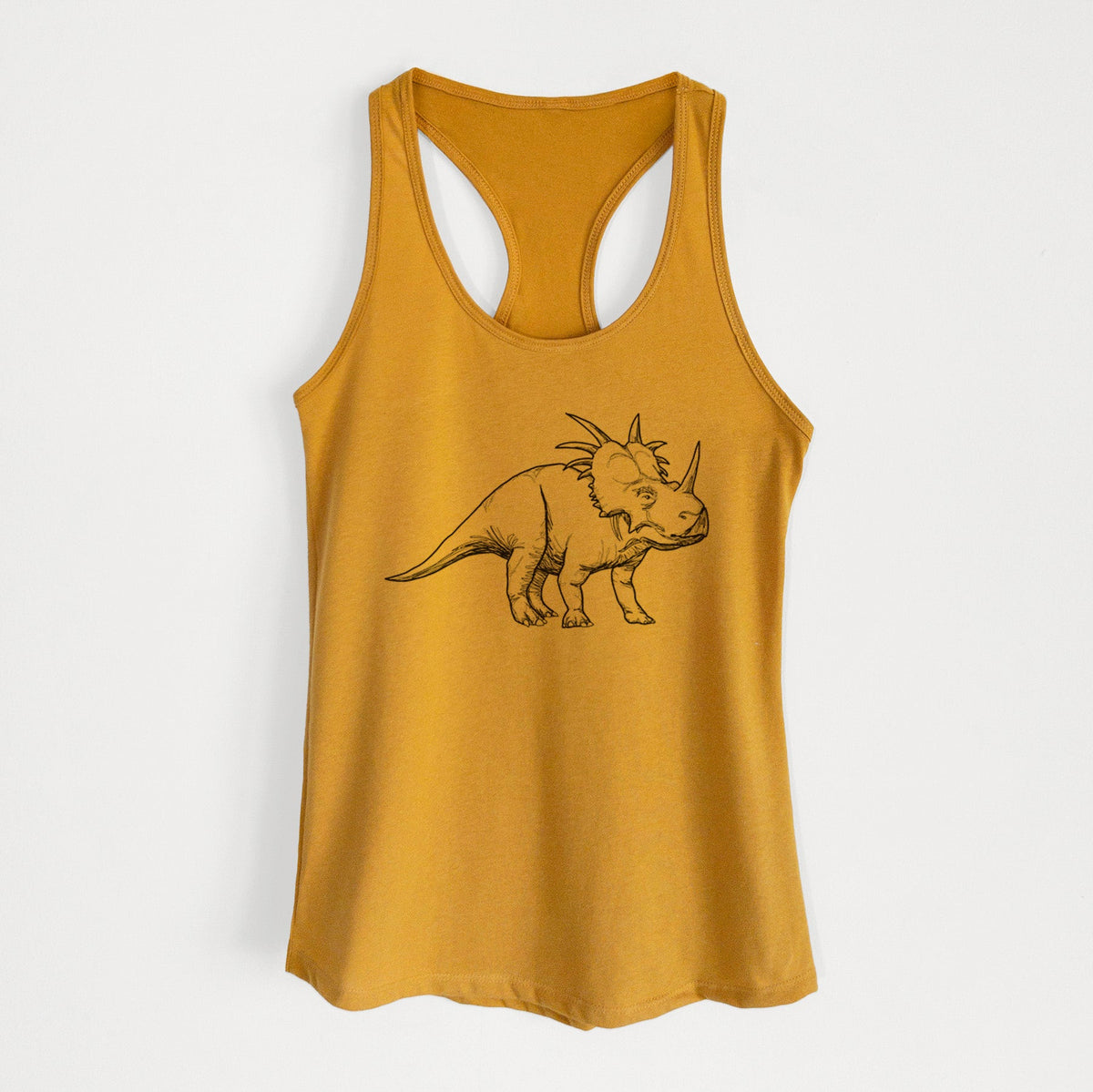 Styracosaurus Albertensis - Women's Racerback Tanktop