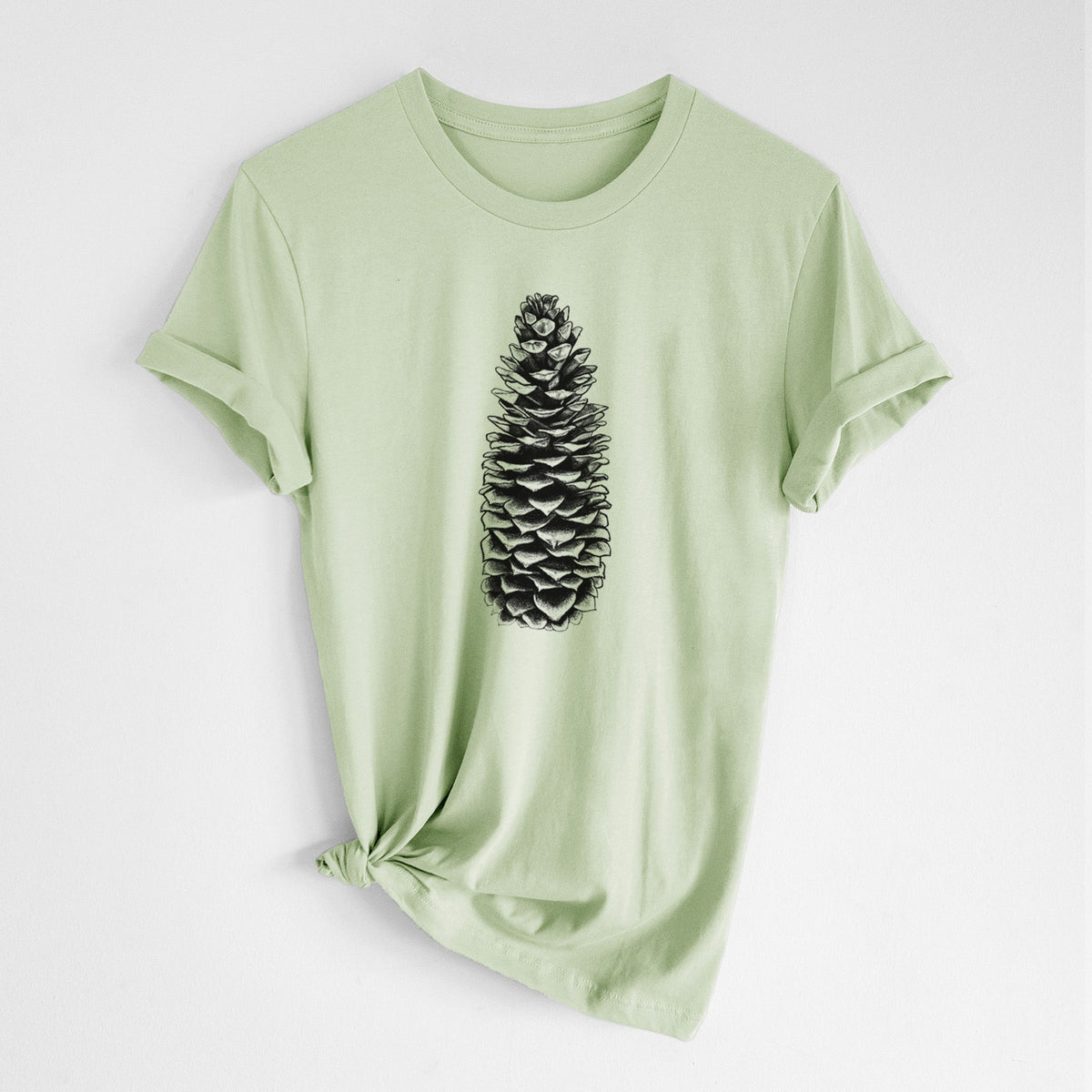 Sugar Pine Cone - Pinus lambertiana - Lightweight 100% Cotton Unisex Crewneck