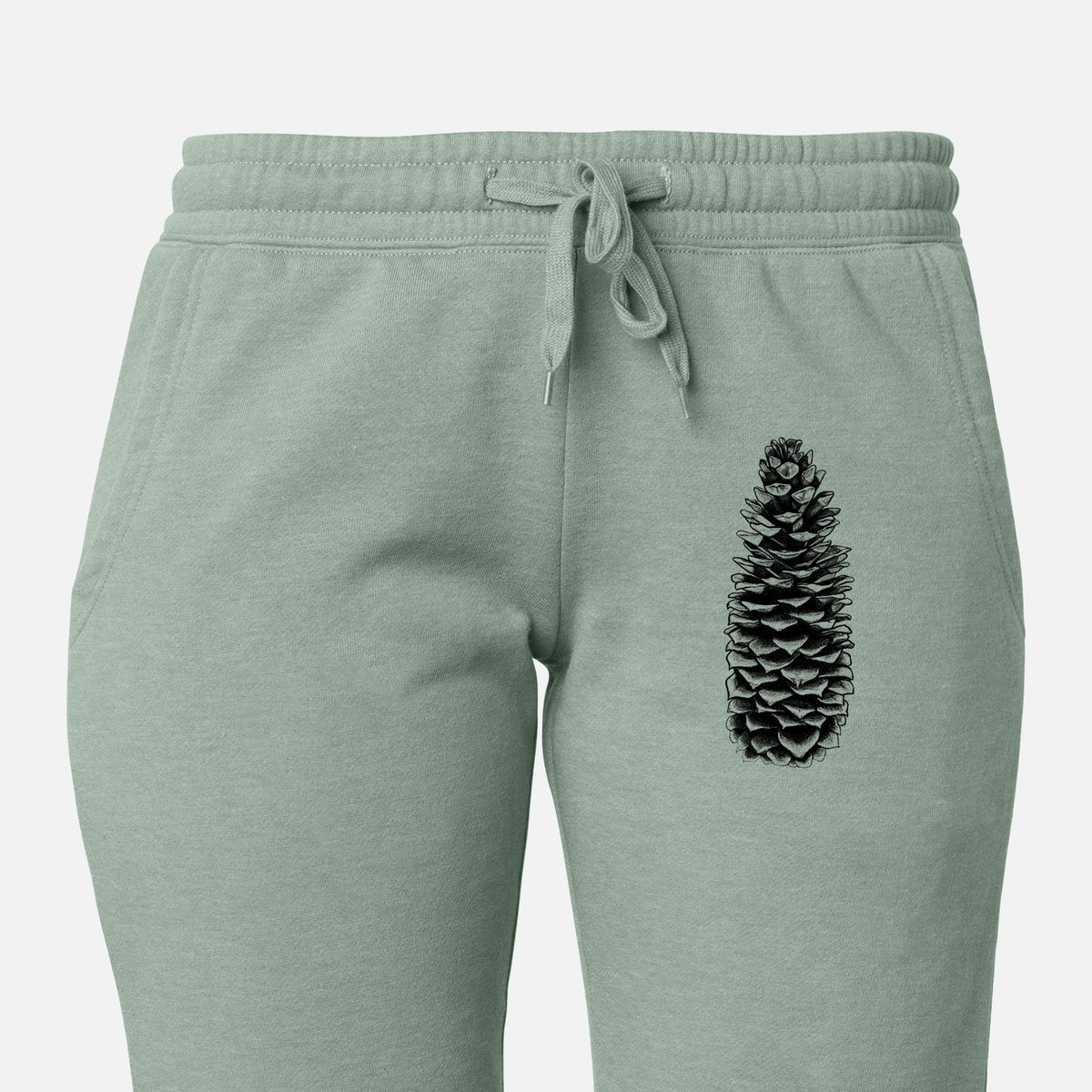Sugar Pine Cone - Pinus lambertiana - Women's Cali Wave Jogger Sweatpants