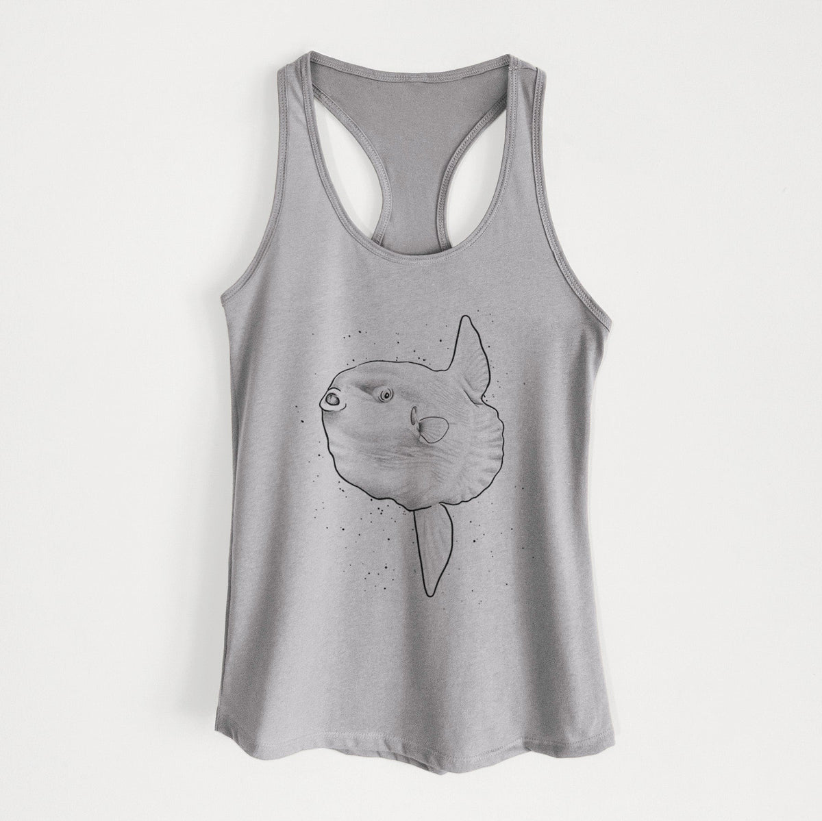 Ocean Sunfish - Mola mola - Women's Racerback Tanktop