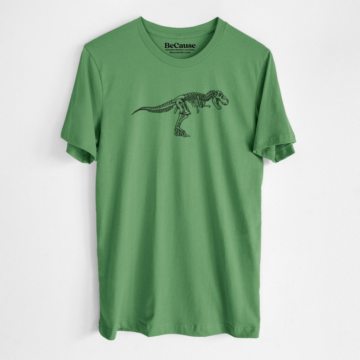 Tyrannosaurus Rex Skeleton - Lightweight 100% Cotton Unisex Crewneck