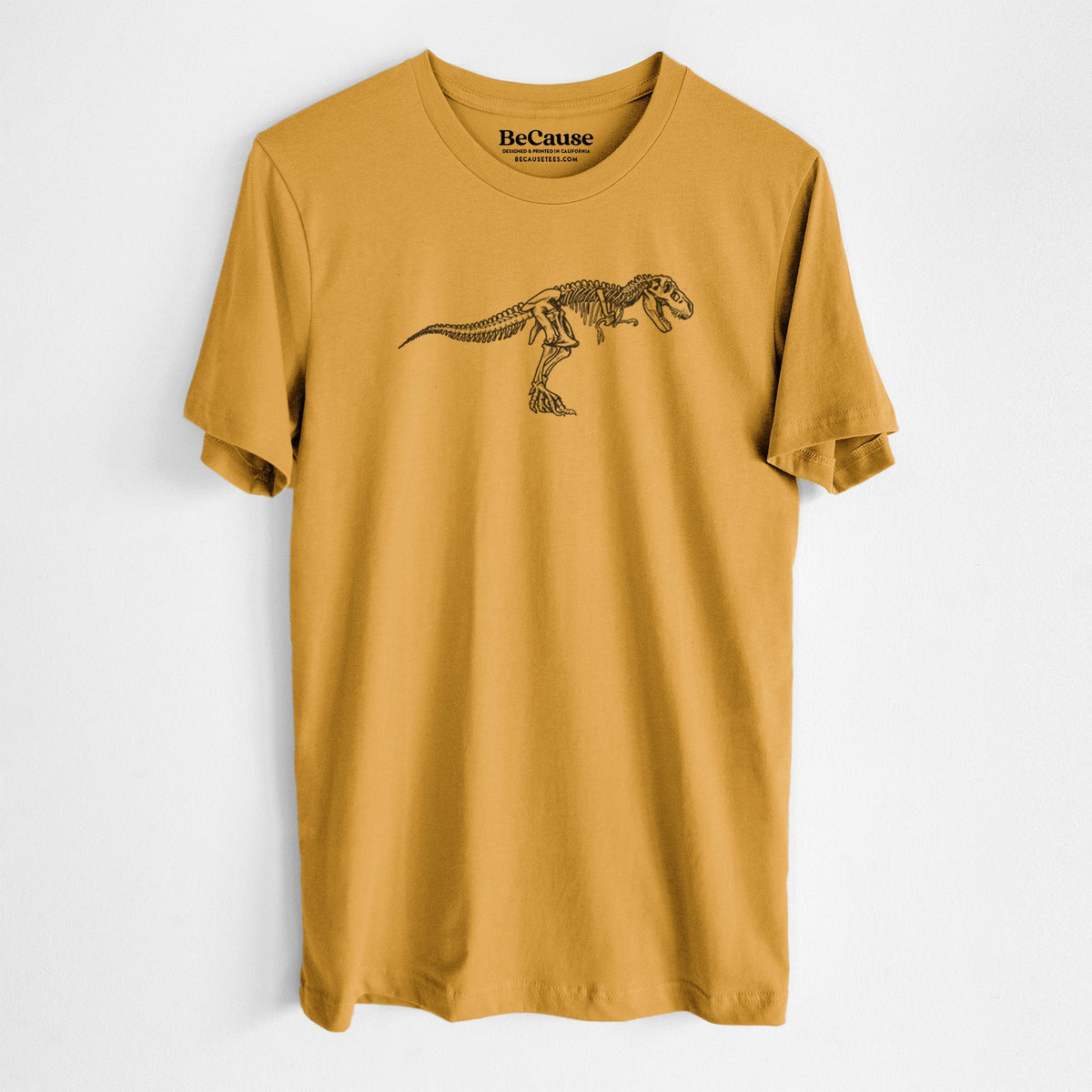 Tyrannosaurus Rex Skeleton - Lightweight 100% Cotton Unisex Crewneck
