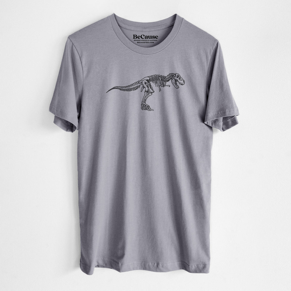 Tyrannosaurus Rex Skeleton - Lightweight 100% Cotton Unisex Crewneck