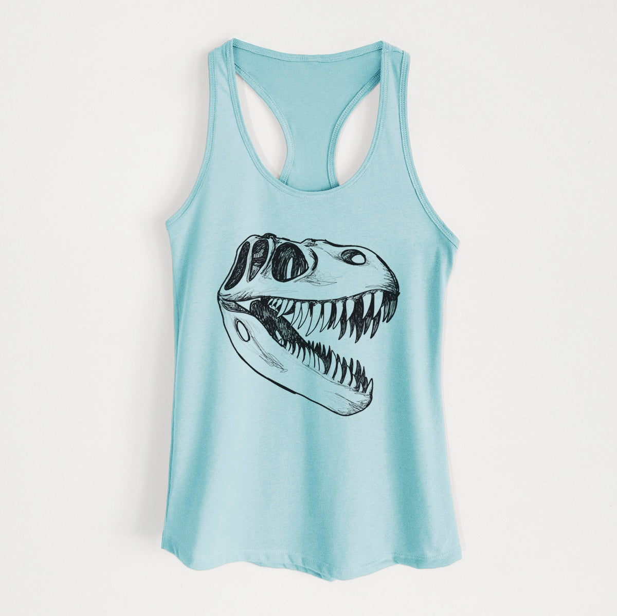 Tyrannosaurus Rex Skull - Women's Racerback Tanktop