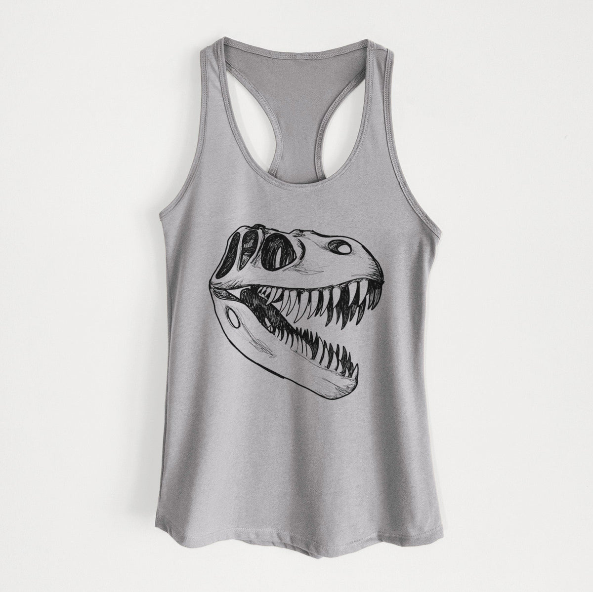 Tyrannosaurus Rex Skull - Women's Racerback Tanktop