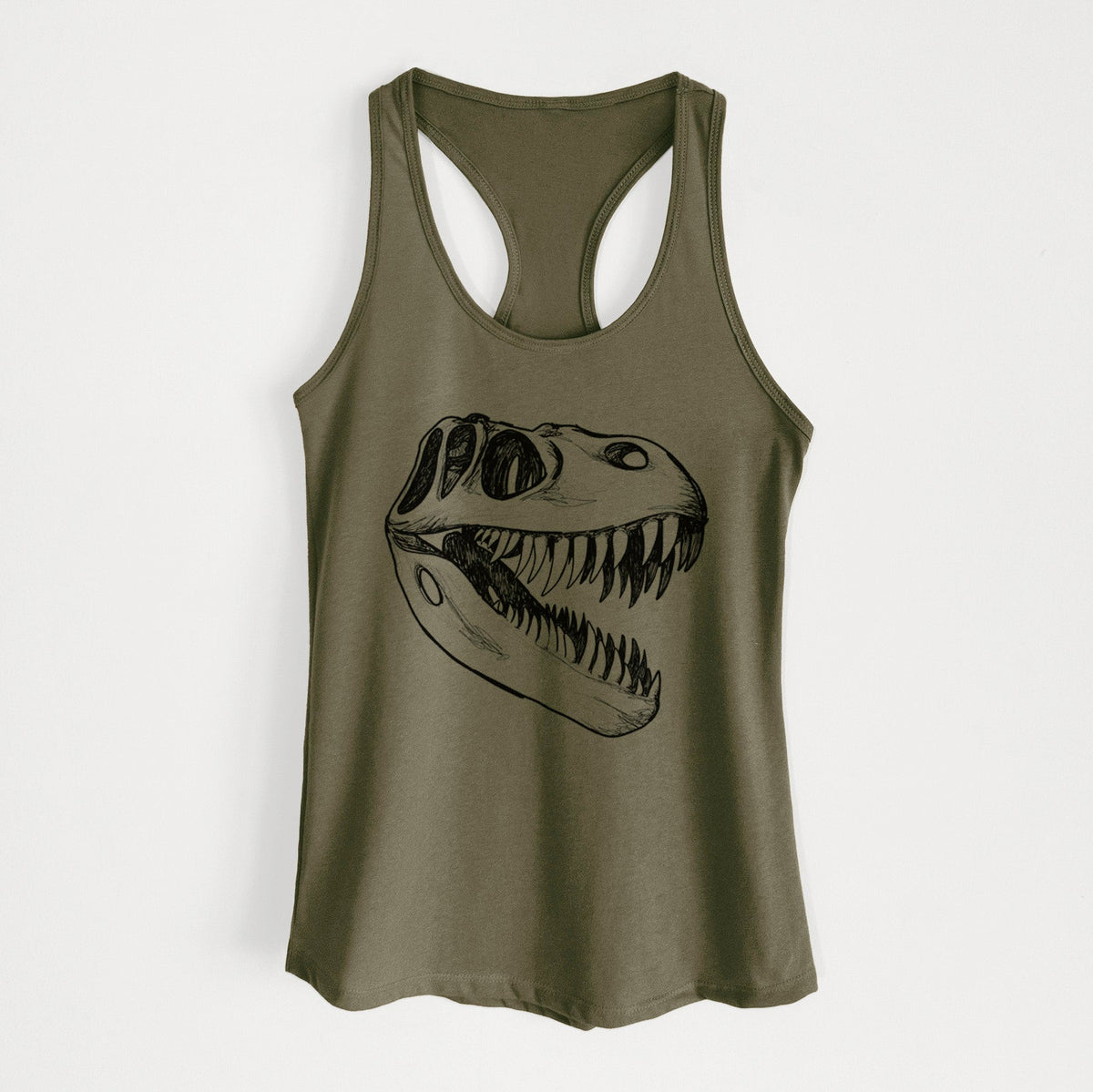 Tyrannosaurus Rex Skull - Women's Racerback Tanktop
