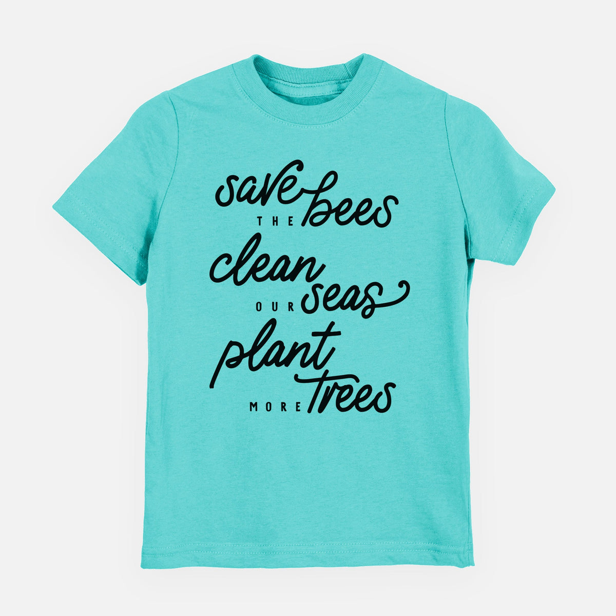 Bees Seas Trees - Typography - Toddler/Youth Shirt