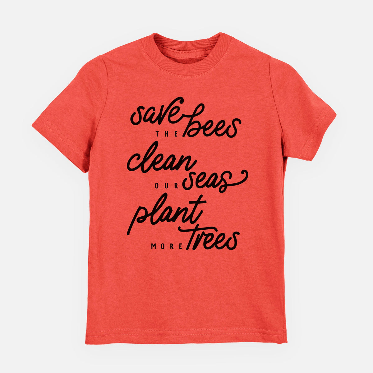 Bees Seas Trees - Typography - Toddler/Youth Shirt