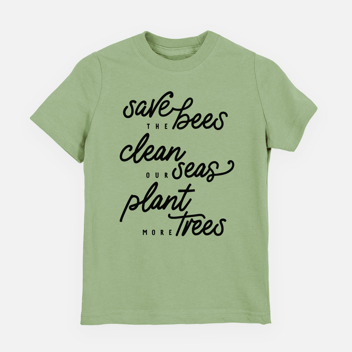Bees Seas Trees - Typography - Toddler/Youth Shirt