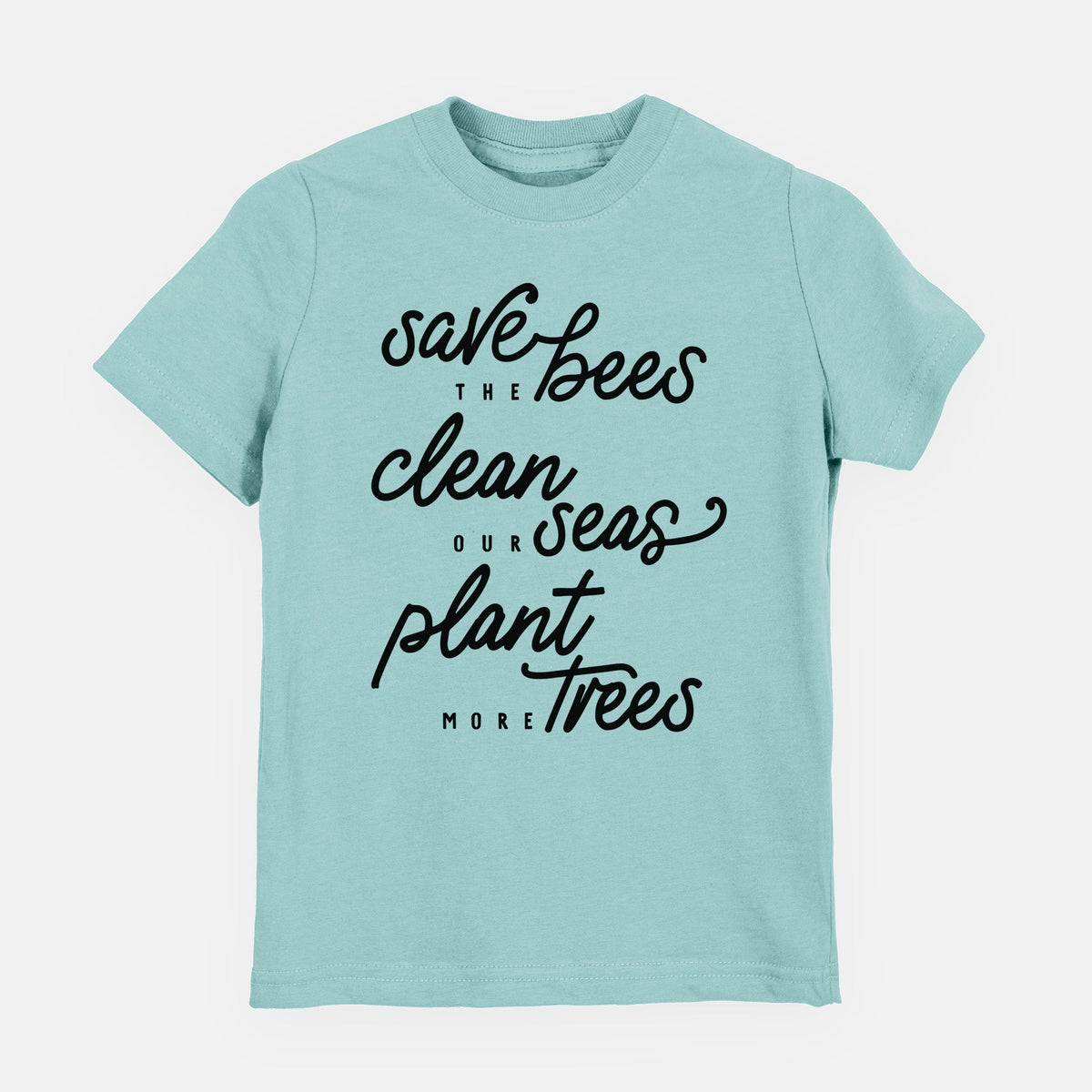 Bees Seas Trees - Typography - Toddler/Youth Shirt
