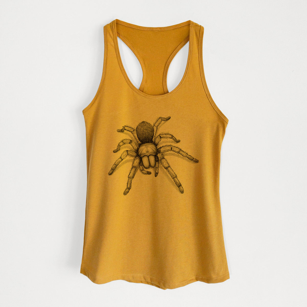 Desert Blonde Tarantula - Aphonopelma chalcodes - Women's Racerback Tanktop