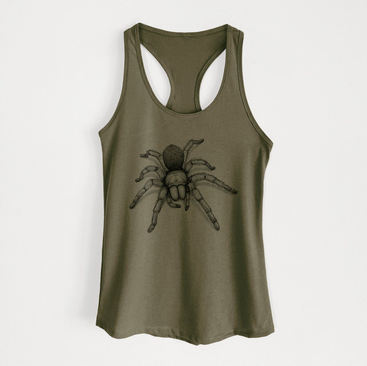 Desert Blonde Tarantula - Aphonopelma chalcodes - Women's Racerback Tanktop