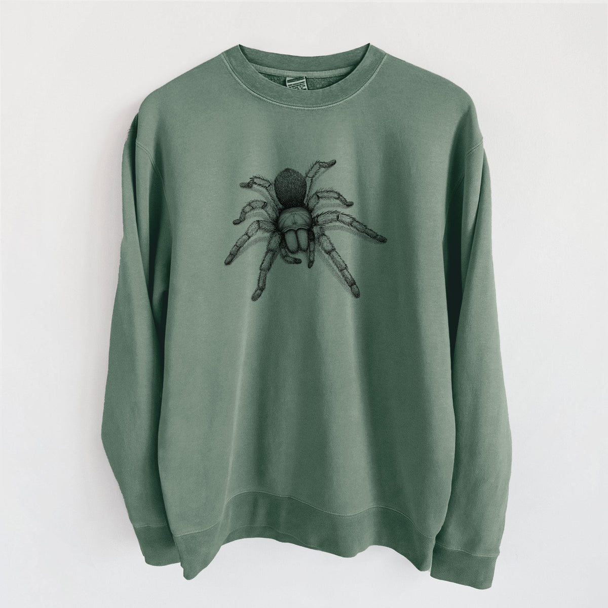 Desert Blonde Tarantula - Aphonopelma chalcodes - Unisex Pigment Dyed Crew Sweatshirt