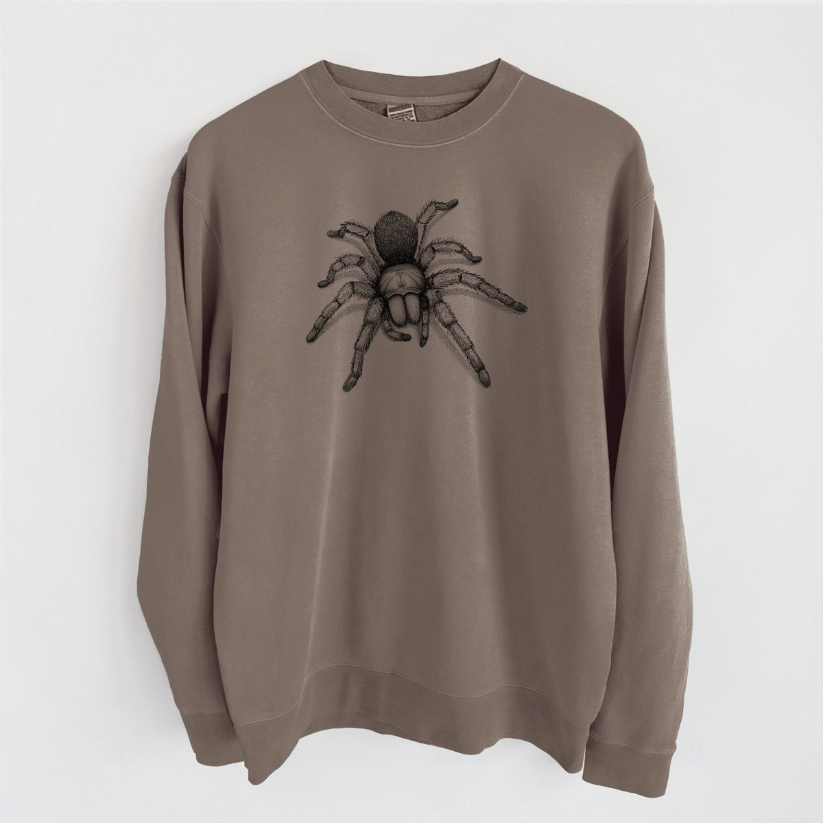 Desert Blonde Tarantula - Aphonopelma chalcodes - Unisex Pigment Dyed Crew Sweatshirt