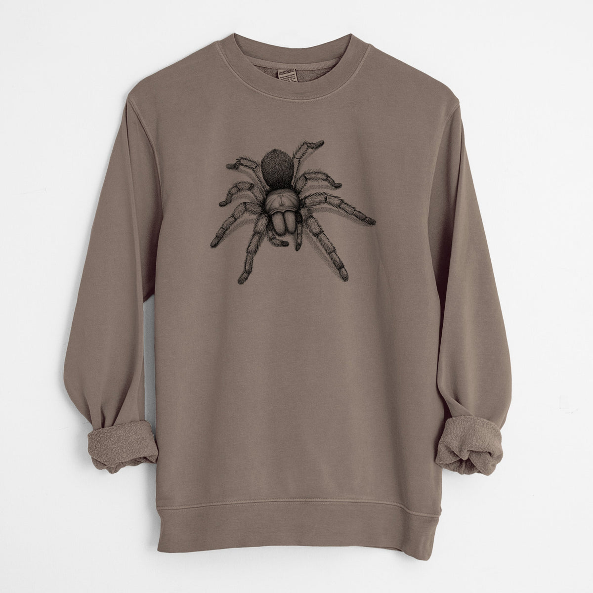Desert Blonde Tarantula - Aphonopelma chalcodes - Unisex Pigment Dyed Crew Sweatshirt